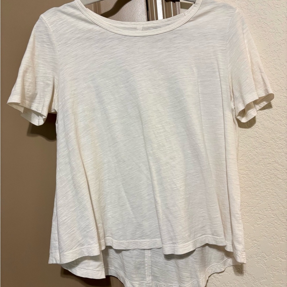 LOFT Asymmetrical Short Sleeve Shirt